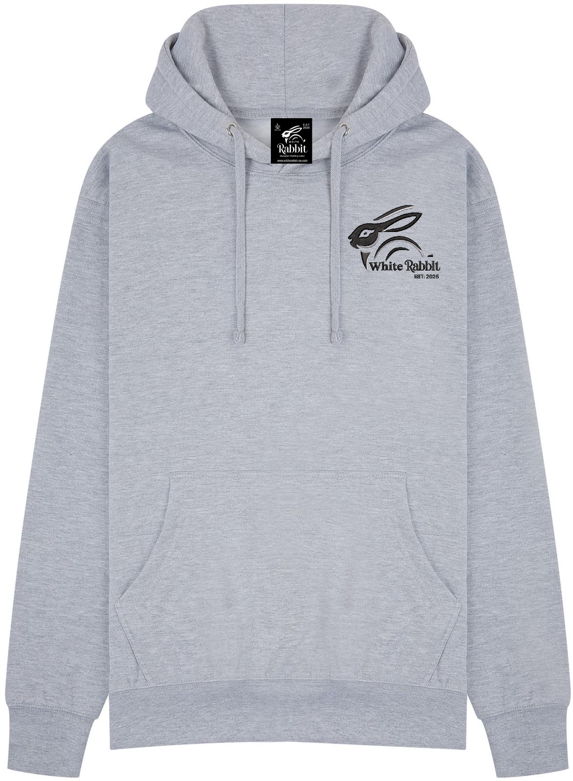 White Rabbit Graffiti Bear Hoodie – Statement Streetwear Lilac