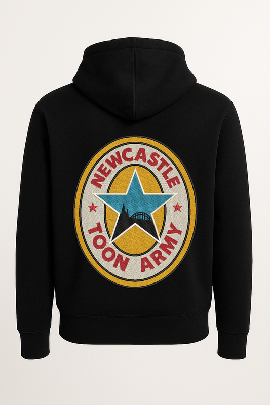 Newcastle Star Emblem Hoodie – Howay the Lads & Toon Army Edition Northeast Fashion House