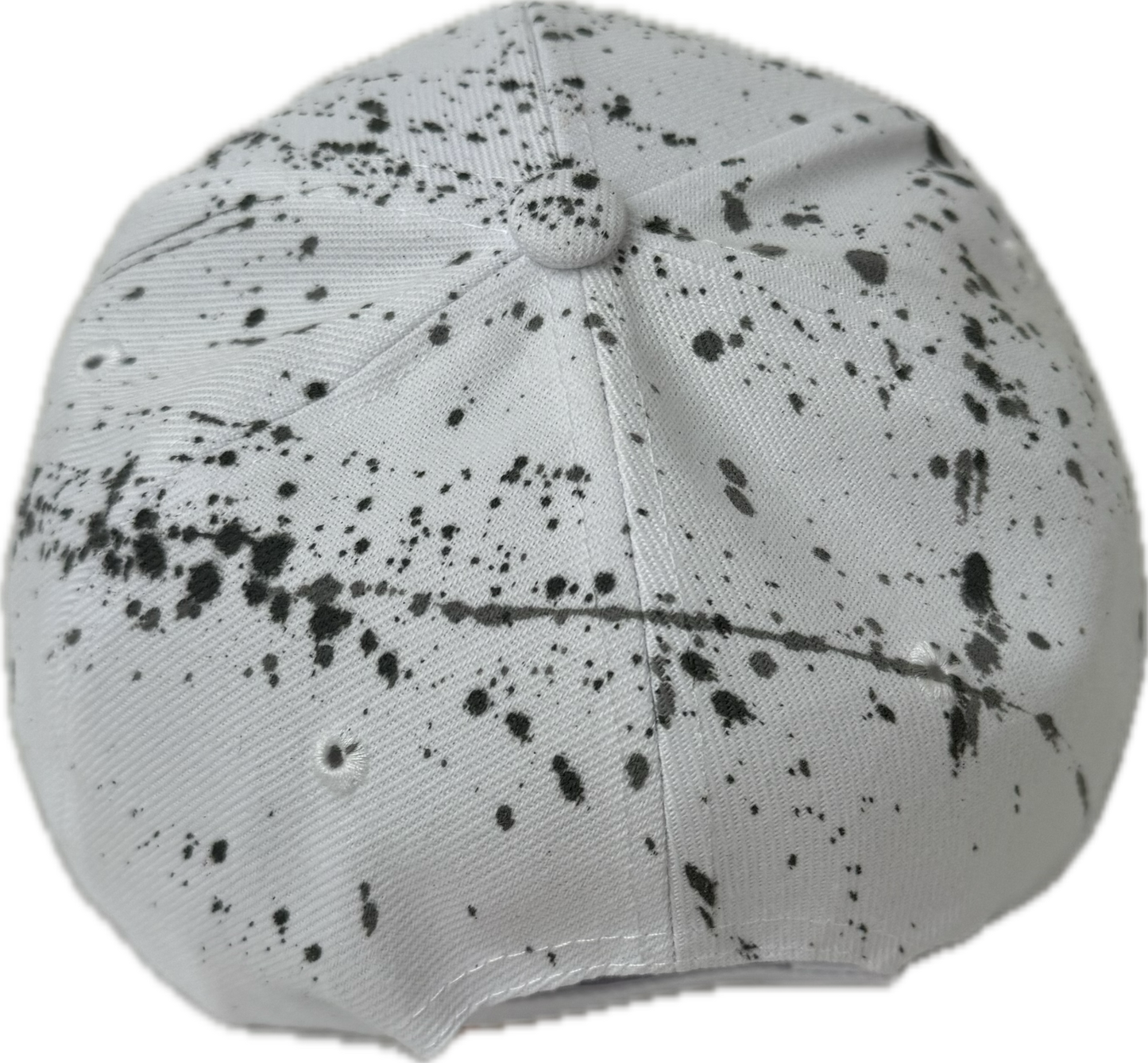 Northeast Fashion House Graffiti Baseball Cap grey paint splash’s.