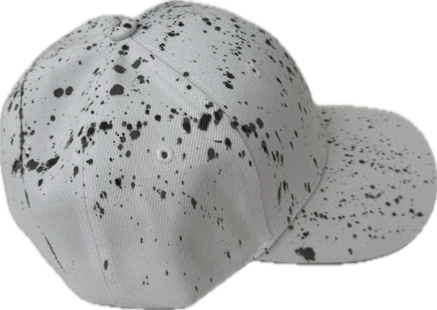 Northeast Fashion House Graffiti Baseball Cap grey paint splash’s.