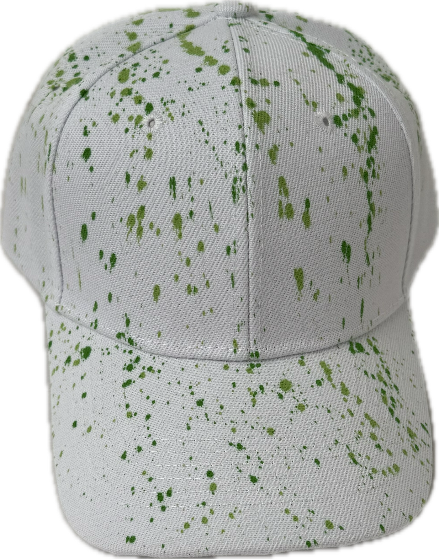 Northeast Fashion House Graffiti Baseball Cap Green splashes.