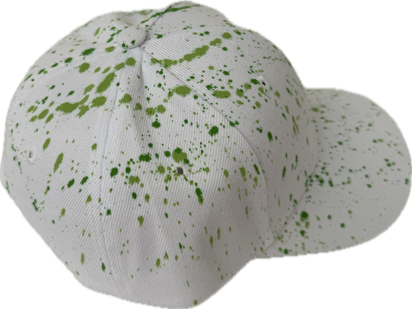 Northeast Fashion House Graffiti Baseball Cap Green splashes.