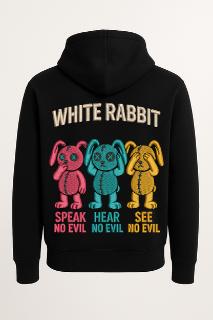 White Rabbit – See No Evil Hoodie Beige