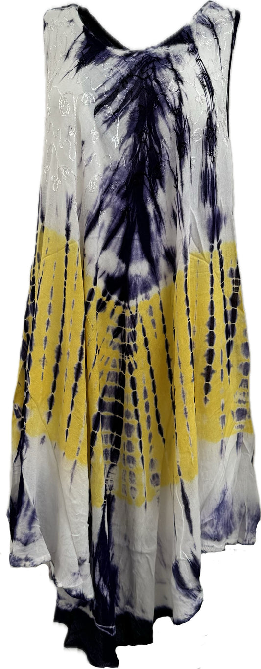 Northeast Fashion House  Beachwear Dresses  Purple and Yellow Tie Dye £12 or 2 For £20