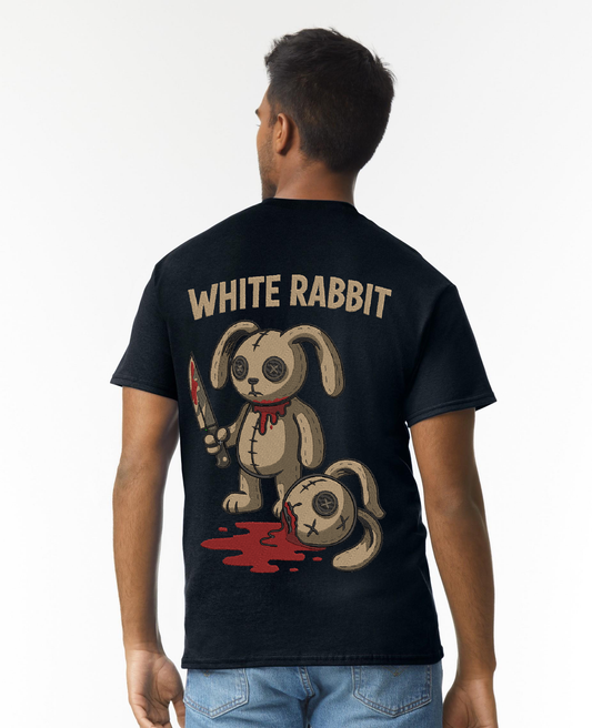 White Rabbit “Killer Stitch” Graphic T-Shirt – Black