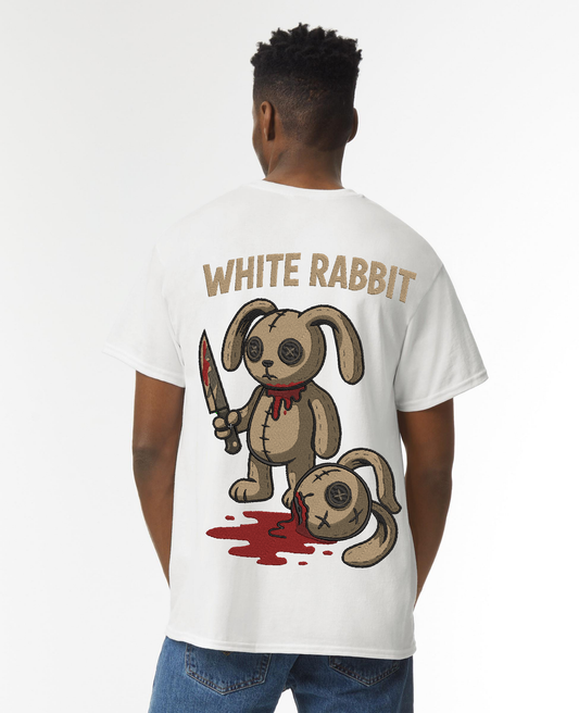 White Rabbit “Killer Stitch” Graphic T-Shirt – White