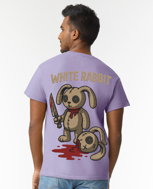 White Rabbit “Killer Stitch” Graphic T-Shirt – Lilac