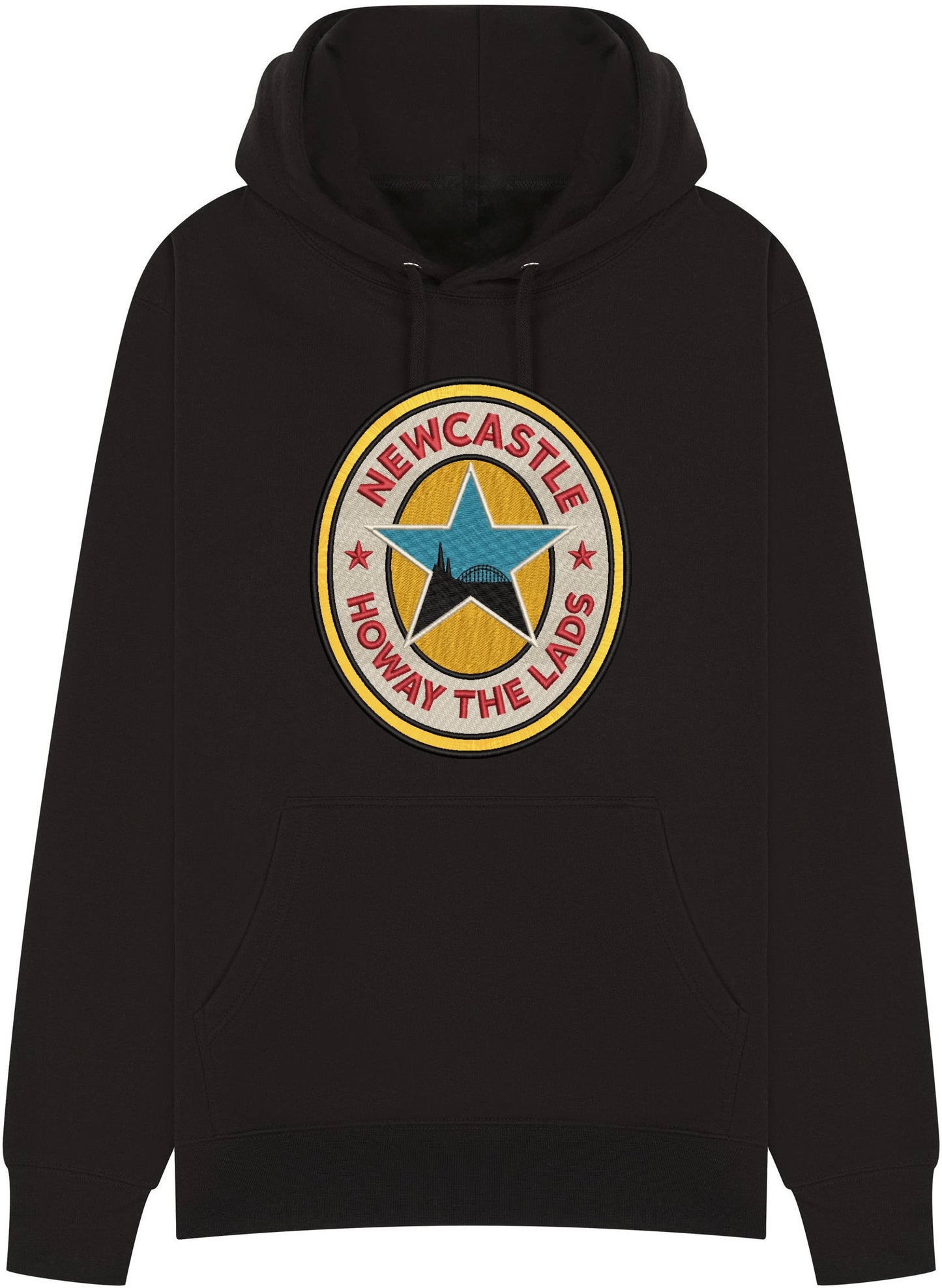 Newcastle Star Emblem Hoodie – Howay the Lads & Toon Army Edition