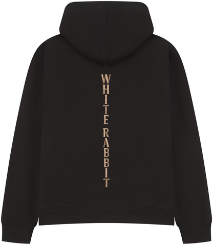 White Rabbit “Drop 008 – Dead Serious” Skull & Cross Bones Oversized Hoodie Heavyweight