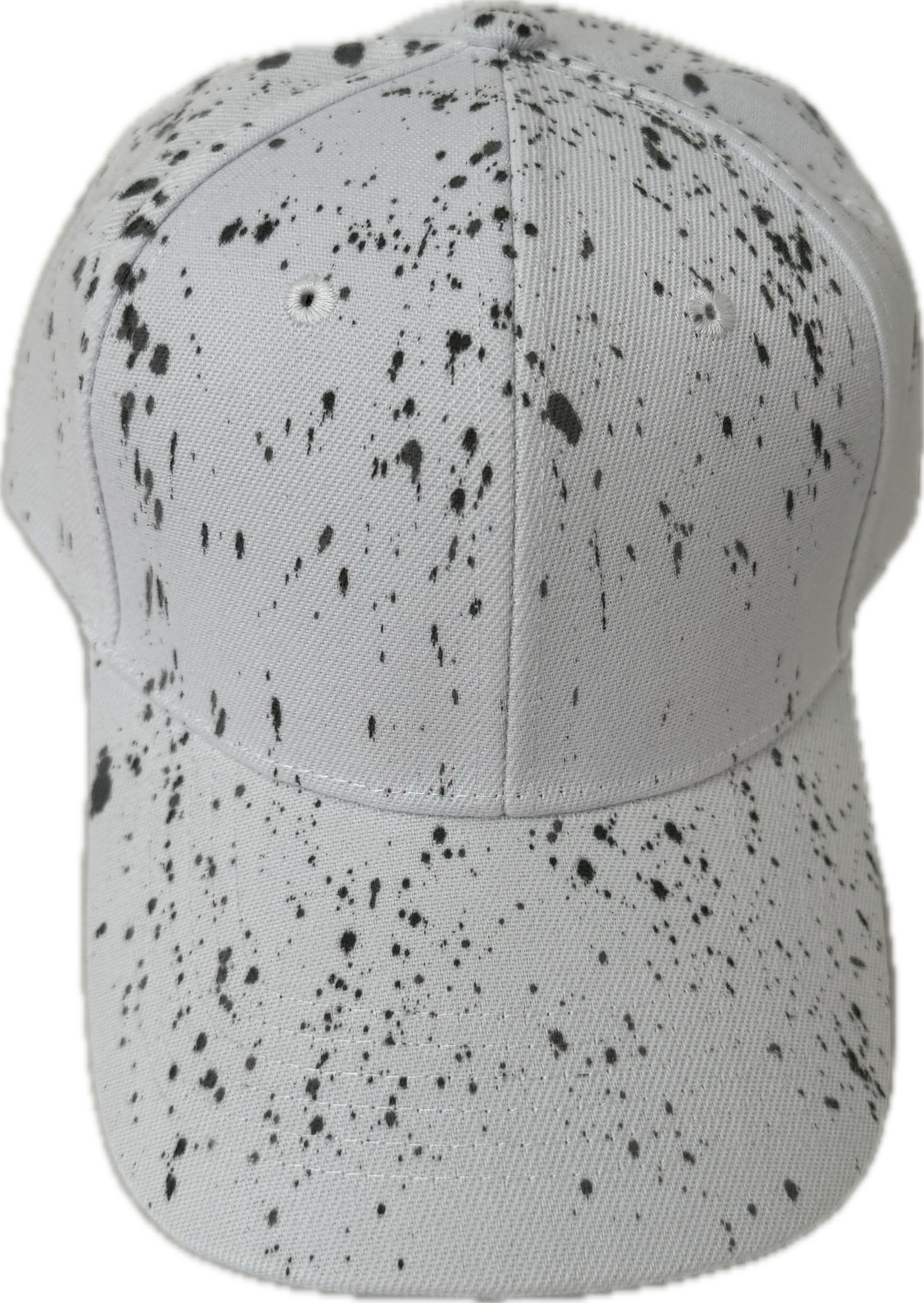 Northeast Fashion House Graffiti Baseball Cap grey paint splash’s.