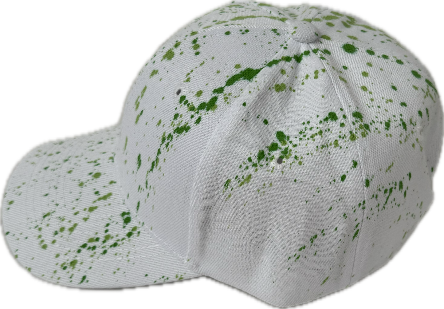 Northeast Fashion House Graffiti Baseball Cap Green splashes.