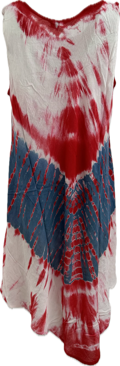 Northeast Fashion House Beachwear Dresses Red/Blue Tie Dye £12 or 2 For £20