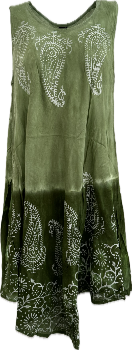 Northeast Fashion House Beachwear Dresses Green Tie Dye £12 or 2 For £20