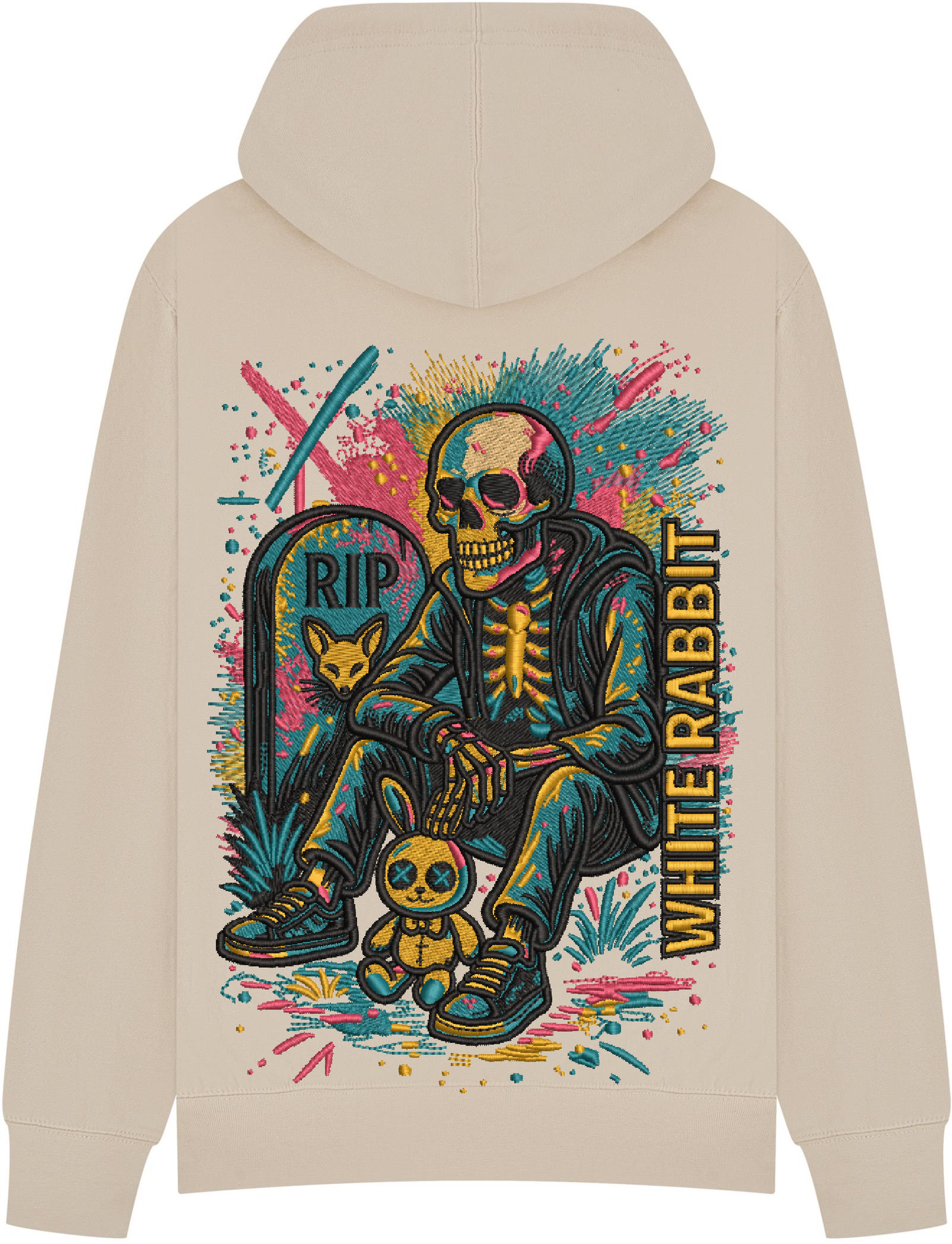 White Rabbit — Restless Souls Hoodie Beige