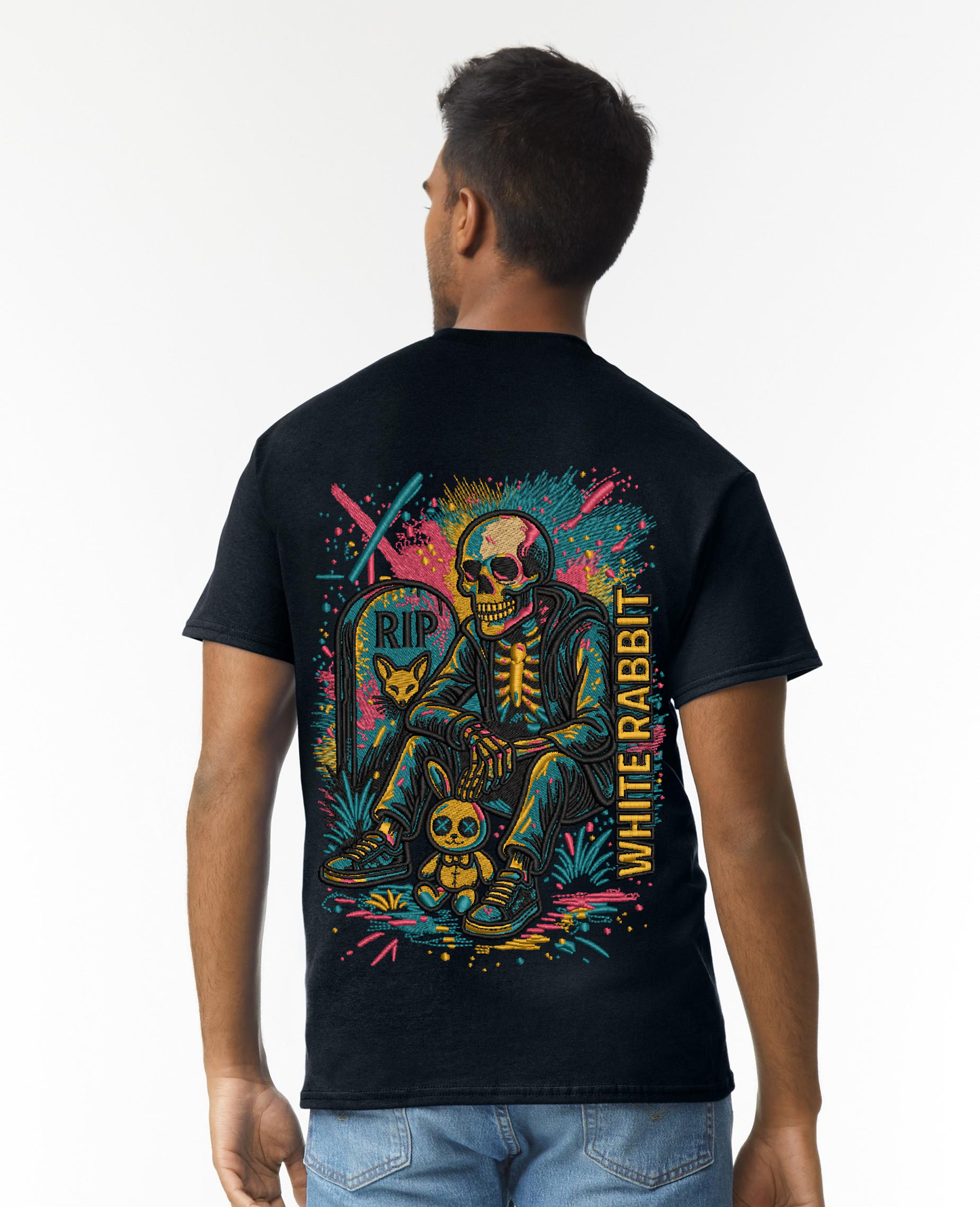 White Rabbit — Restless Souls Tee White