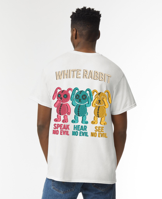 White Rabbit – No Evil Tee White