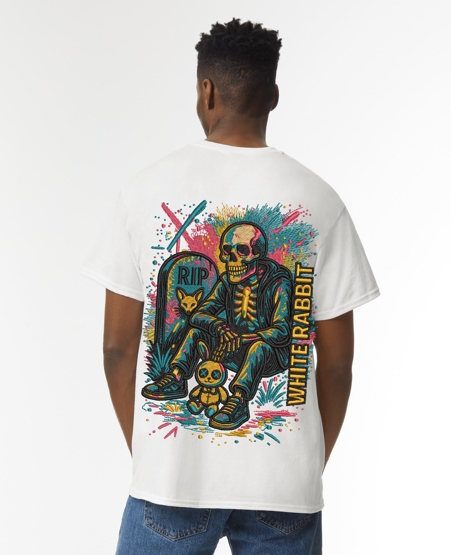 White Rabbit — Restless Souls Tee White
