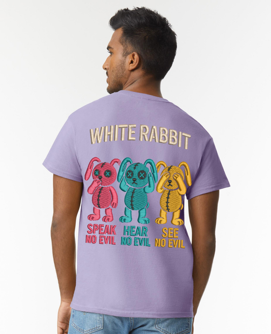 White Rabbit – No Evil Tee Lilac